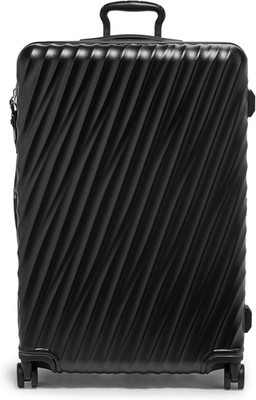 - 19 Degree Large Expandable Checked Luggage - 4-Wheels - Durable Hard Shell Zip