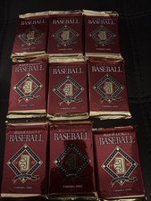 1992 Donruss Series 2 Baseball Card Packs 9 Packs Total Factory Sealed