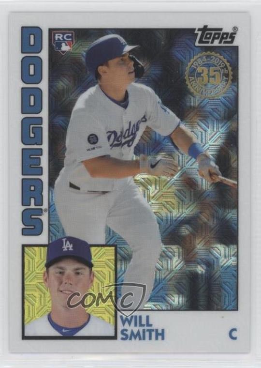 2019 Update Silver Pack 1984 Topps Baseball Chrome Will Smith #T84U-39 0nr3