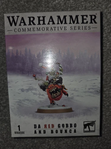 Warhammer Da Red Gobbo and Bounca Miniature Sealed NiB
