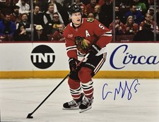 Connor MURPHY Signed 8x10 Photo! Chicago Blackhawks Star D MAN! W/COA