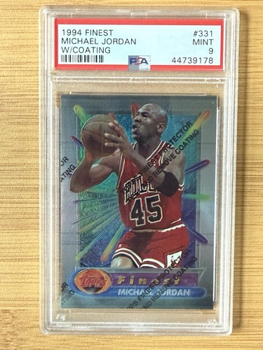 Michael Jordan 🏀 1994 Finest w/ Coating #331 🔥 PSA 9 Mint