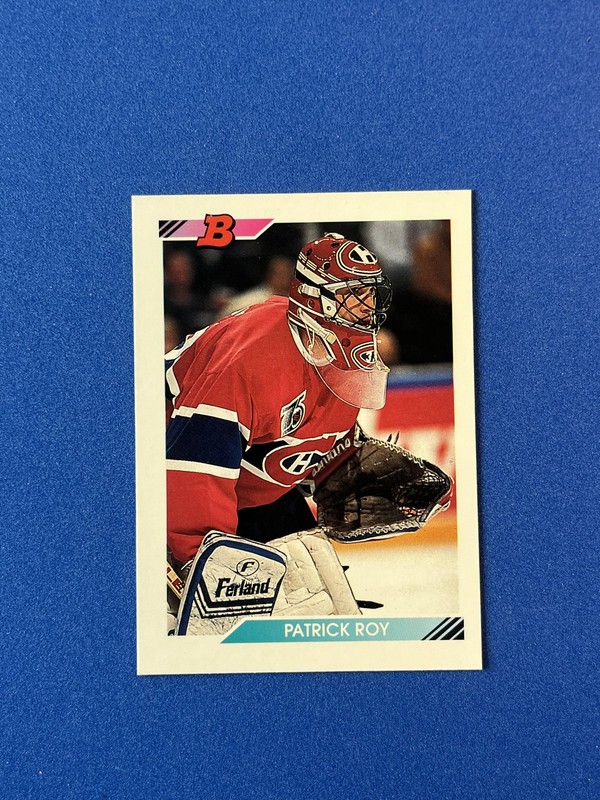 1992-93 Bowman #74 Patrick Roy Hockey Card JPC