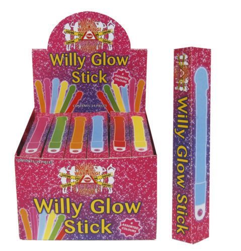 WILLY GLOW STICKS Various Colours Hen Party Novelty - £3.95 MAX SHIPPING - Picture 1 of 1
