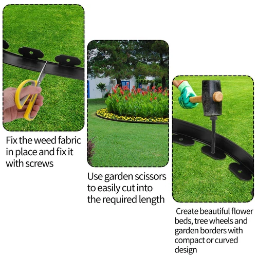 10M-50M Fence Landscape Garden Lawn Edging Border Flexible Plant Grass Barrier - Picture 15 of 17