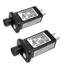 2 Pcs Power Supply for JT-DC300V0200-C Christmas Lighting with 6 Hour Timer Sx