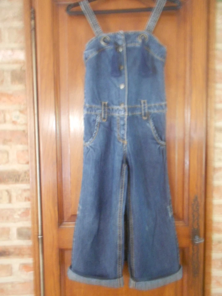 salopette jeans fille taille 5 ans - Photo 1/1