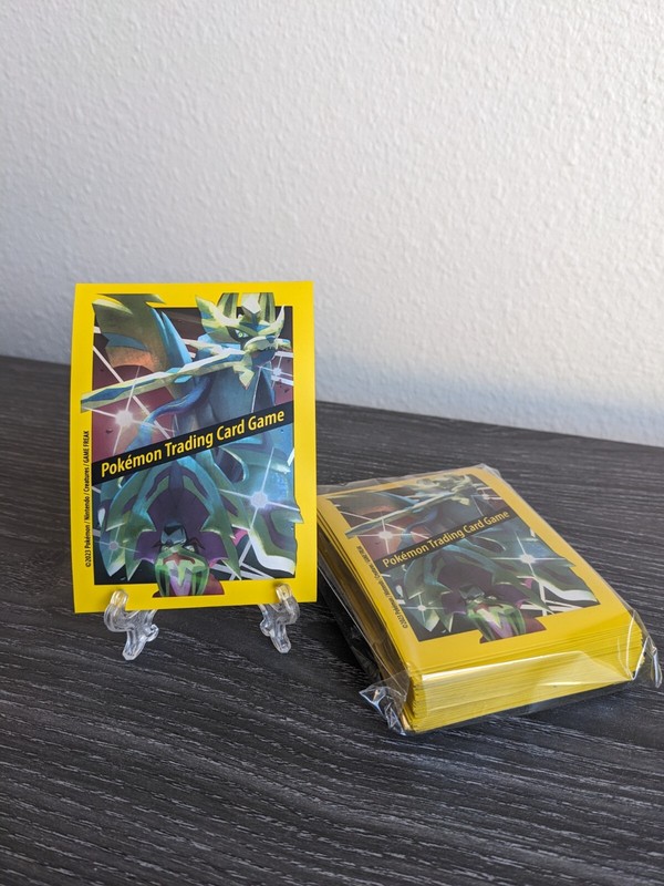 2023 Pokemon TCG Shiny Zacian & Zamazenta Crown Zenith ETB Card Sleeves 65 Ct 