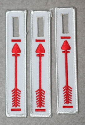 ORDER OF THE ARROW POCKET DANGLE SASH PATCH SET OF 3 BROTHERHOOD