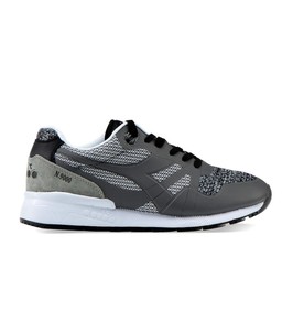 Scarpa Diadora uomo n9000 moderna 501 173075 01 black steel gray c2815 estiva ss Scarpa Diadora uomo n9000 moderna 501 173075 01 black steel gray c2815 estiva ss