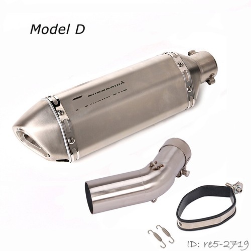 Puntas de escape de motor DR300 HJ300 sistema de tuberías de enlace medio con asesino de bases de datos para Suzuki - Imagen 5 de 9