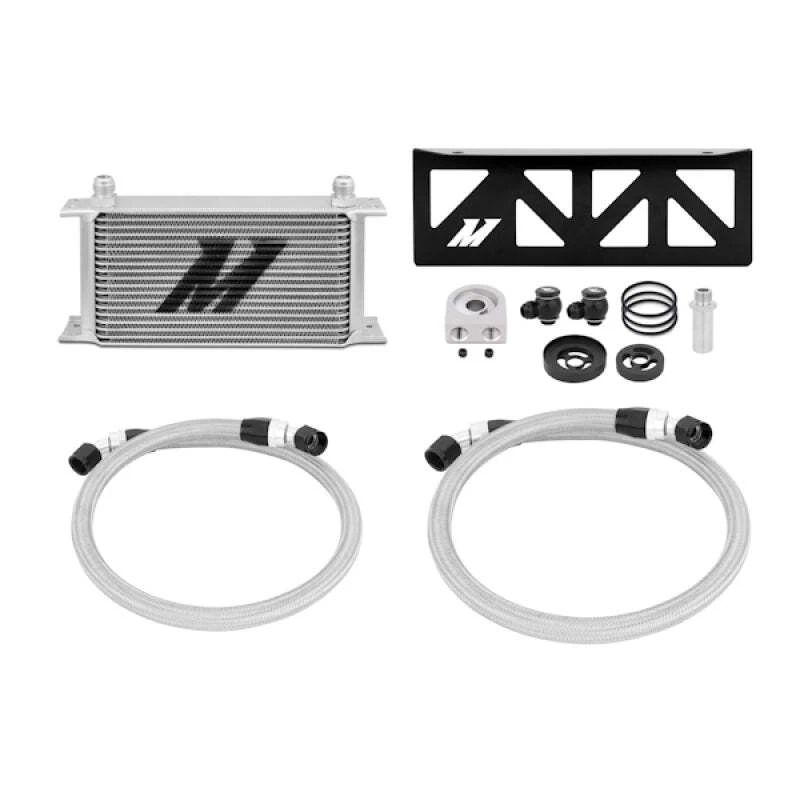 Kit de enfriador de aceite Mishimoto para 13+ Subaru BRZ / 13+ Scion FR-S - plateado Foto 2 de 4