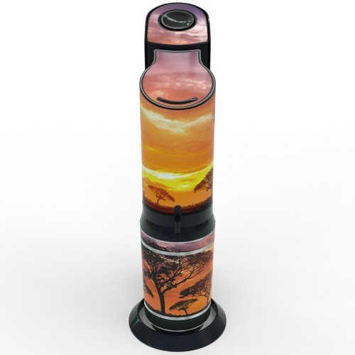Deko Aufkleber für Sodastream Crystal Design Afrika selbstklebende Folie - Bild 4 von 5