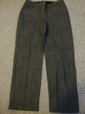 Women's LIZ CLAIBORNE black Sloane wool pants, 10p 10