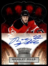 2010-11 Panini Crown Royale AUTO Bradley Mills Rookie Auto 437/499 New Jersey