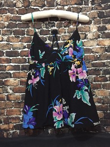 YUMI-KIM-SILK-TROPICAL-FLORAL-PRINT-RACERBACK-TANK-TOP-MULTI-COLORED-SIZE-M