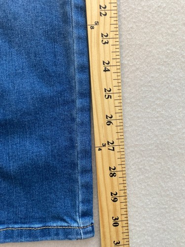 Mayoral Jeans Girls Size 8 Blue Denim Regular Straight Fit Snap Button Pockets - Picture 7 of 17