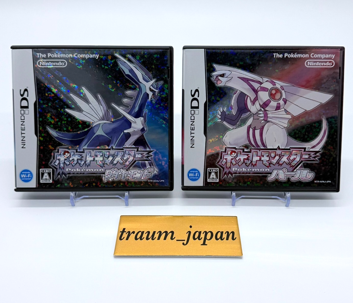 DS Game Pokemon Diamond and Pearl Set Nintendo Japan Japanese