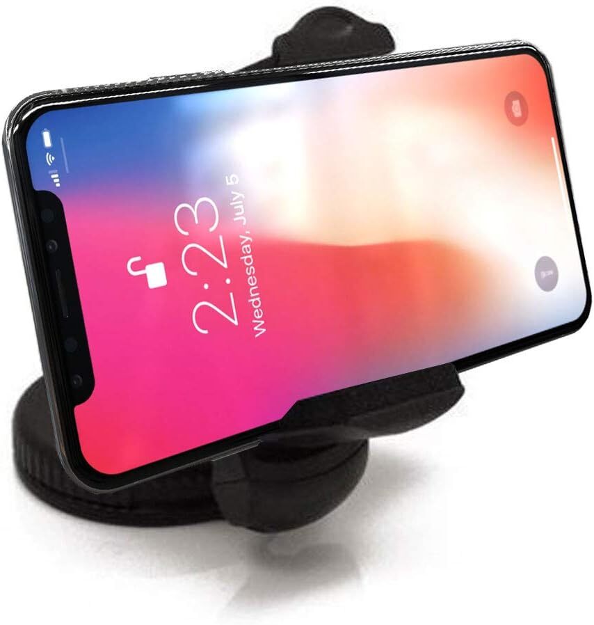Car Phone Mount Suction Cup Car Mount Phone Holder Compatible with iPhone X 8 7-image