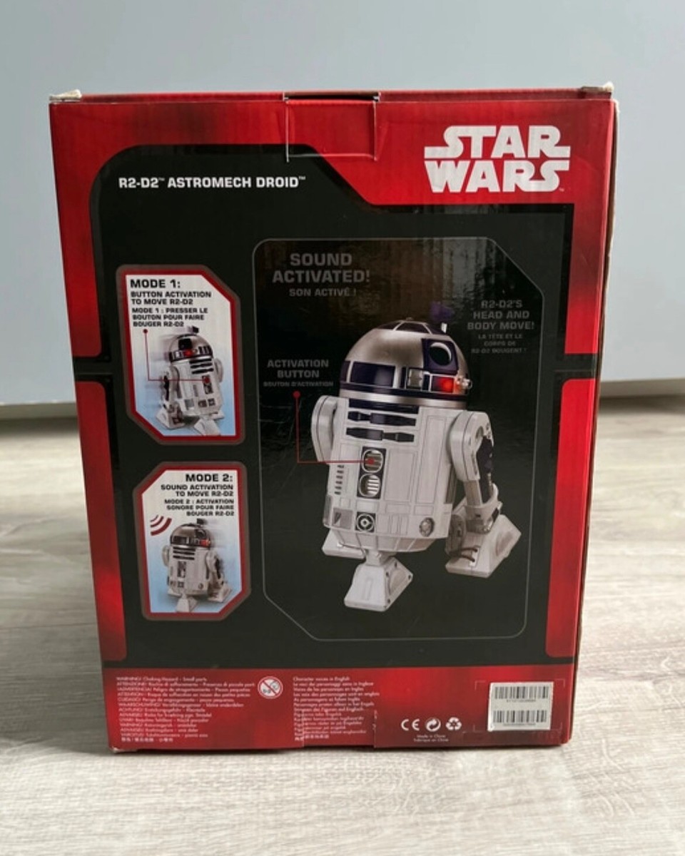R2D2 Disney Store STAR WARS Droid Sound Activated INTERACTIVE