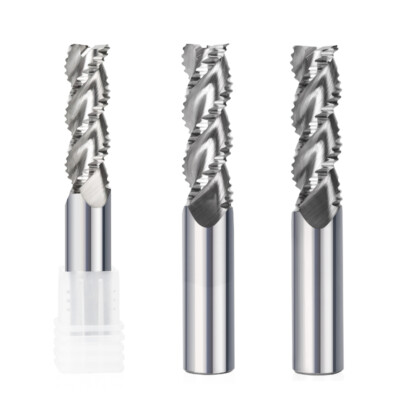 4 Flute HSS Roughing End Mill 6-20mm CNC Router Bit for Metal Milling Cutter