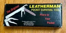 Leatherman Original Pocket Survival Multi Tool And Leather Sheath