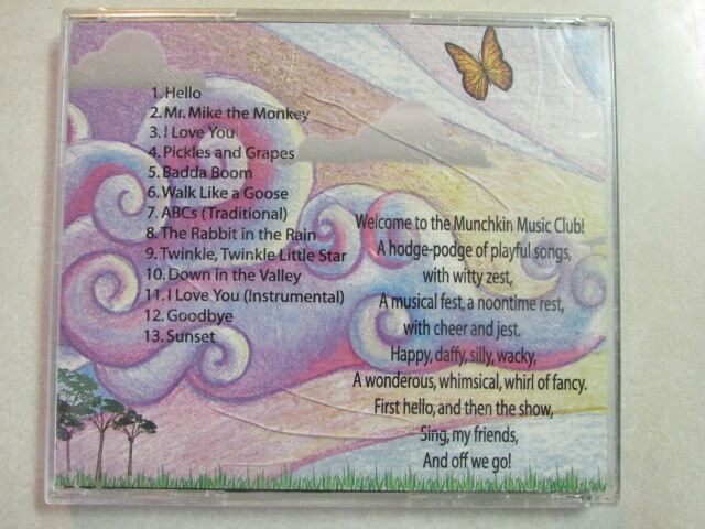 THE MUNCHKIN MUSIC CLUB 13 TRK CD PLAYFUL SILLY WACKY CHILDREN'S