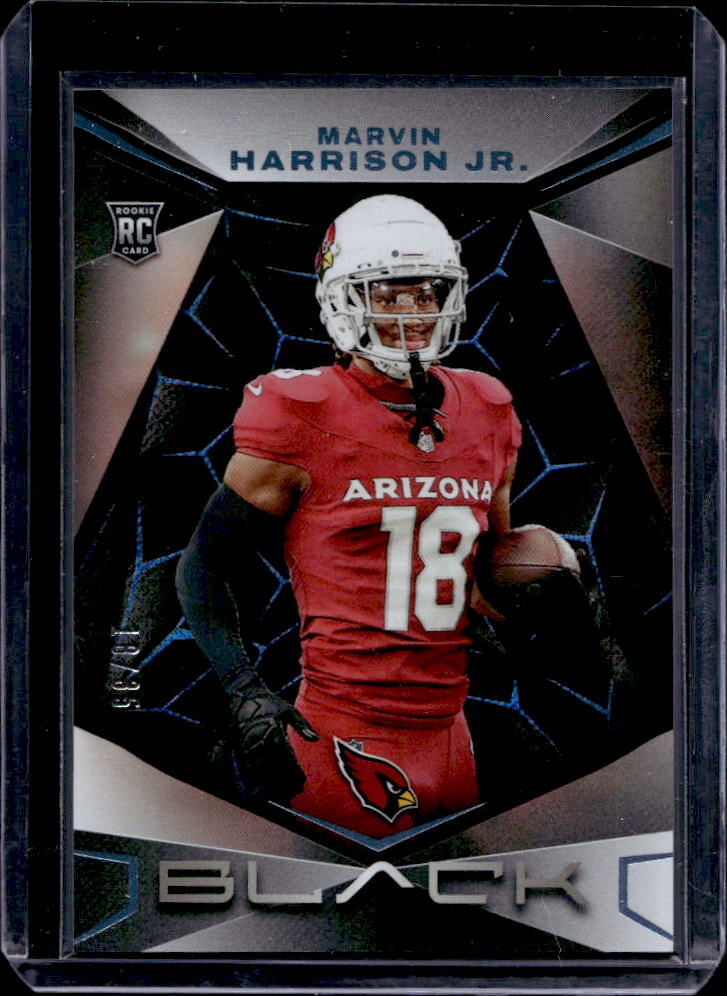 2024 Panini Black Marvin Harrison Jr. Rookies Sapphire RC #/35 #175