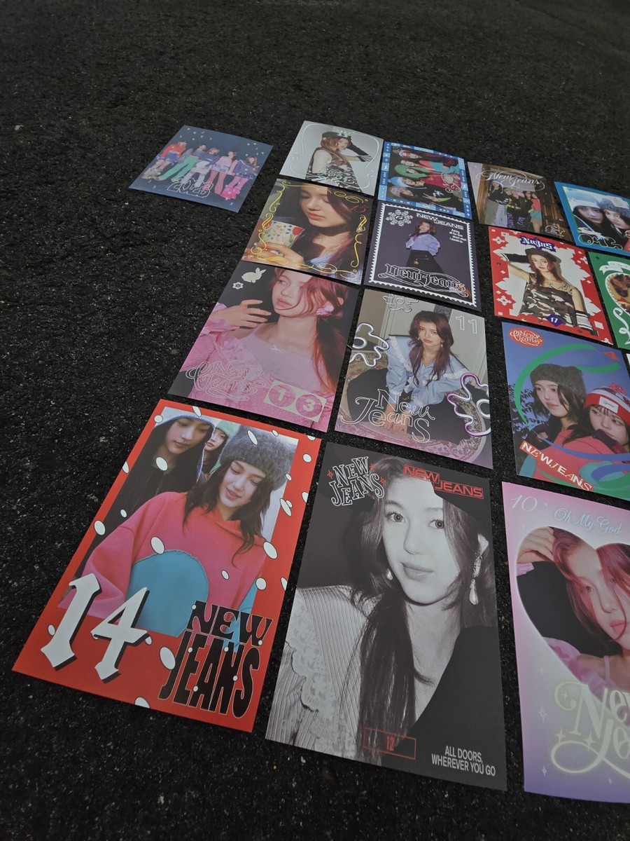 New Jeans OMG Ditto CD Message Cards Danielle Version stickers