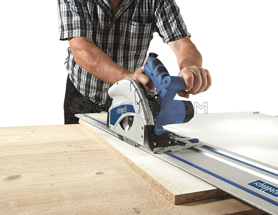 230V SCHEPPACH PL55 PLUNGE SAW 2x700 mm GUIDE TRACK CIRCULAR BLADES + 2 x CLAMPS - Image 4 of 4