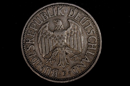 1950-F Germany 1 Mark - Picture 2 of 2