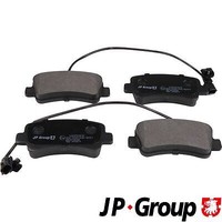 JP Group 1263701810 Bremsbelagsatz, Scheibenbremse Passend FüR Nissan Opel