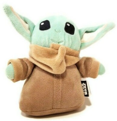 Star Wars BABY YODA Stuffed Plush Squeaker Dog Toy THE MANDALORIAN CHILD 6''