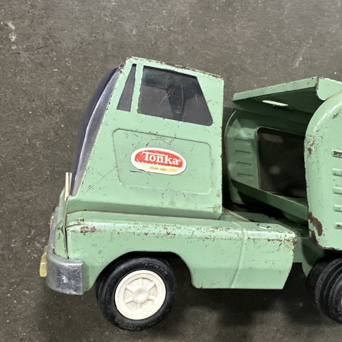 TONKA トレーラートラック　1960〜70年代　ミントグリーン TONKA トレーラートラック 1960〜70年代 ミントグリーン