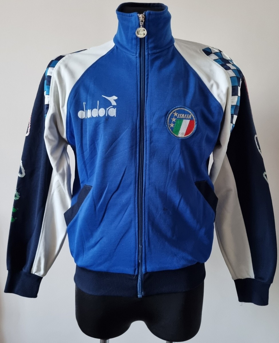 diadora 1992イタリア代表 ジャケット 1992 Italy Diadora Track Jacket - 7/10 - (L)