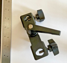 Photography Universal Adjustable Lighting Stand Dual Swivel Clamp  Freepost UK