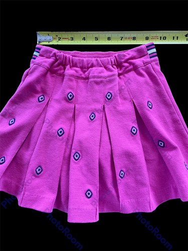 Hartstrings Pink/Navy Pleated Knit Adjustable Skirt With Attached Shorts-5 Years - Picture 6 of 7