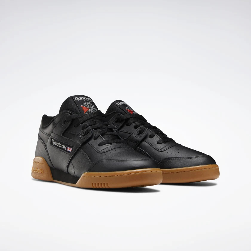 Reebok Workout Plus Black Gum Mens Shoes Sizes 7.5 - 12 image 3