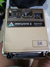 Kodak PartyTime II Kodamatic Retro Instant Camera Polaroid Style Made in USA