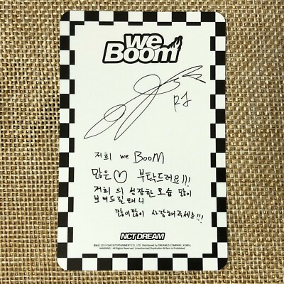 NCT Dream RENJUN [ We Boom KIHNO KIT ] Official Photocard / New