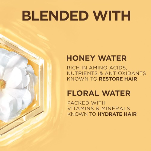 Garnier Whole Blends Honey Water Moisture Restoring, 28 Fl Oz, Select Your Type. - Picture 5 of 8