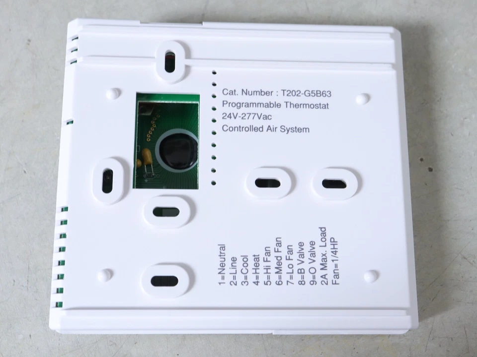 Controlled Air System T202-G5B63 Programmable Digital Thermostat 5-11 Heat/Cool - Image 3 of 4