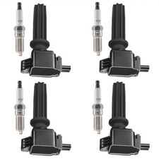4 bobinas de encendido y bujías de iridio para Ford Edge Focus Fusion 2013-2017