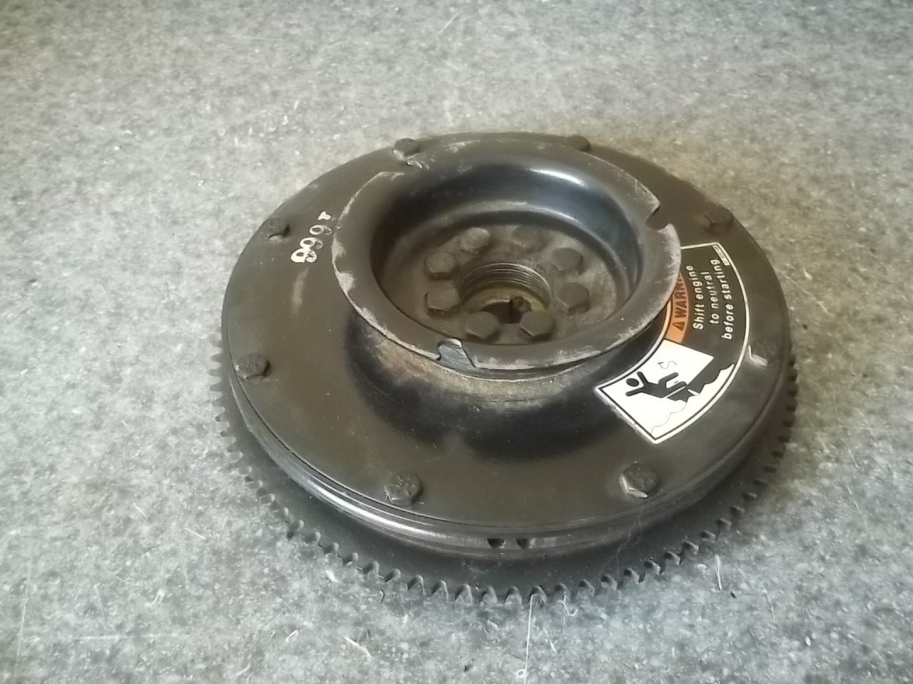 freshwater used Mercury Outboard Flywheel Assembly 4373290 good