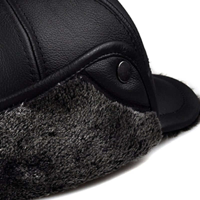 SHIDEN FW2025  MOTORCYCLE TULIP HAT COWHIDE LEATHER main image 1