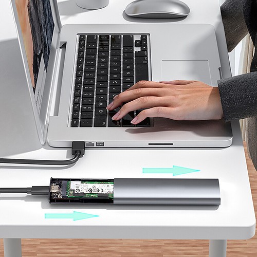 M2 NVMe SSD Case 10Gbps HDD Box NVME SSD to USB 3.1 Enclosure Type-A to Type-C - Afbeelding 7 van 15