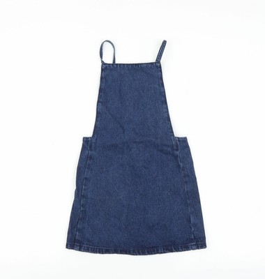 Matalan Girls Blue Denim Pinafore 