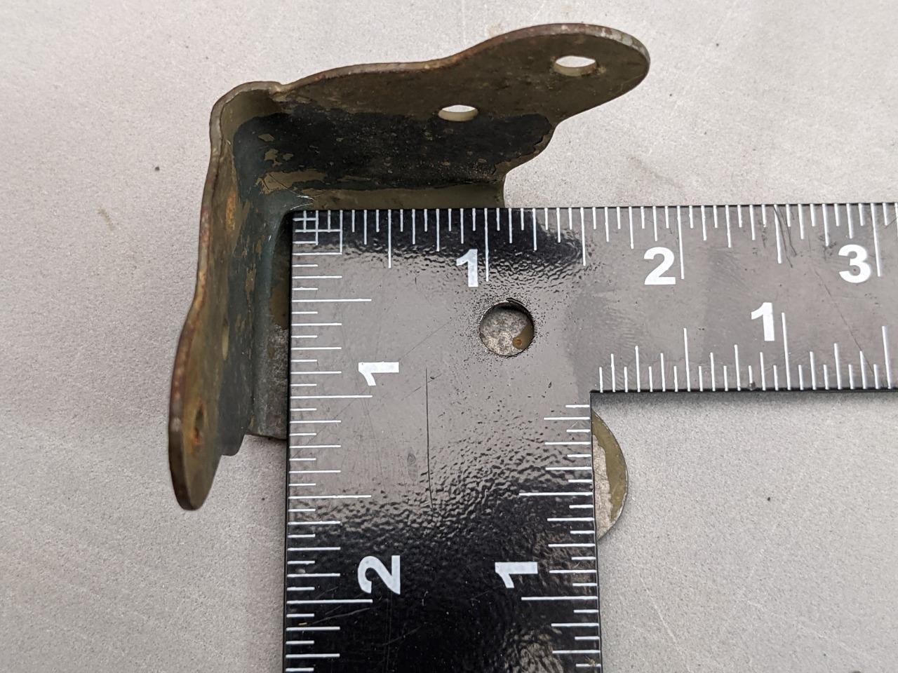 1950's Vintage Metal Trunk Luggage Chest Outside Corner Protector Bumpers Trim