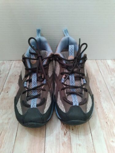 Merrell Sneakers Women Size 6 Gray And Blue EUC