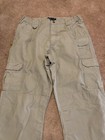 5.11 Tactical Series Style 74251 Cotton Canvas work Pants Khaki Cargo Mens 34x35 — photo 2